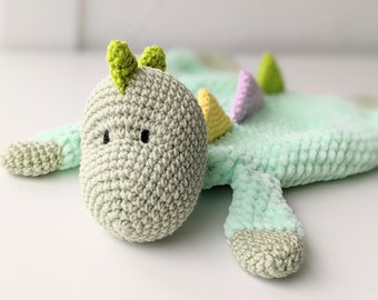 Crochet Dinosaur Comforter PATTERN: Amigurumi Snuggler (PDF Download)