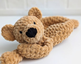 Teddy Bear Comforter Crochet Pattern: Amigurumi Lovey (PDF Pattern)