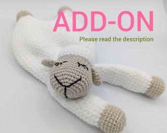 Sleepy Sheep Comforter ADD-ON Crochet Pattern (PDF Pattern)