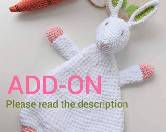 Cuddly Bunny Comforter ADD-ON Crochet Pattern (PDF Pattern)