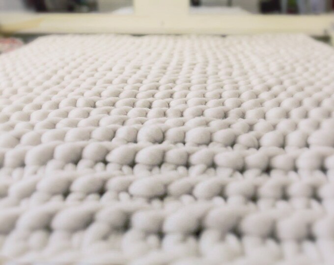 108 90 Chunky Knit Blanket, King Size Wool Blanket White Knit Blanket