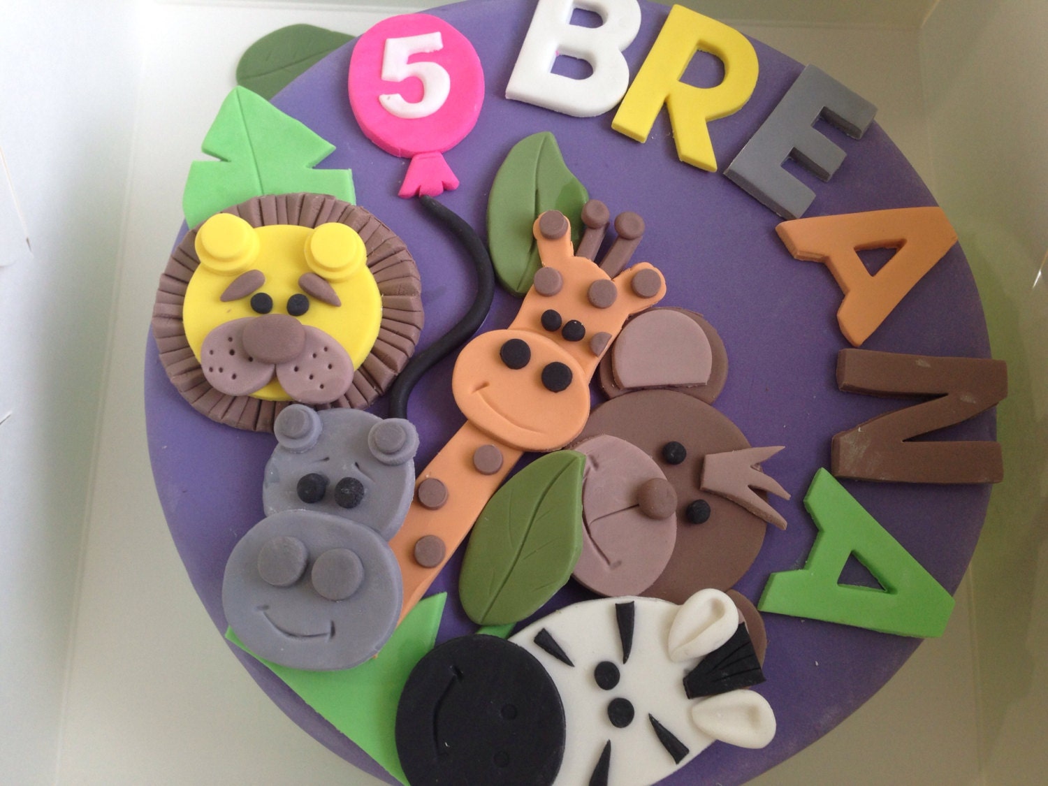 Jungle Theme Cake Topper | Etsy