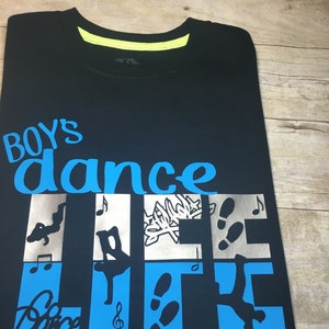 Danza vida T camisa niño danza camisa danza orgullo personalizado niño