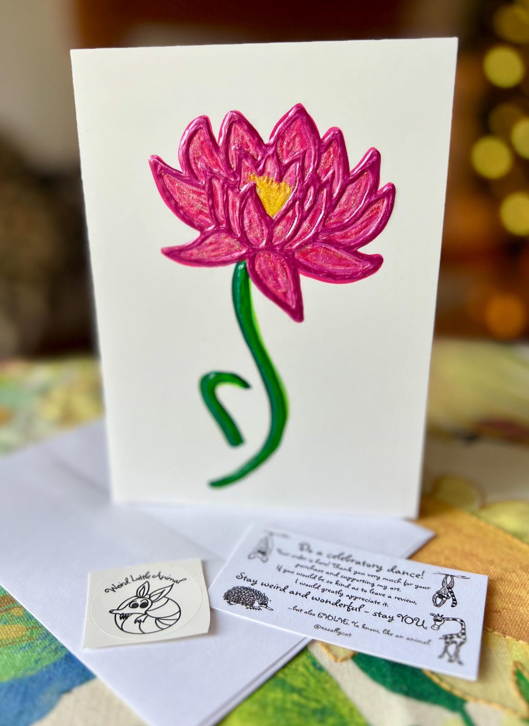 NEW & EMBELLISHED Keep Going, Keep Growing (5x7 Greeting Card With ...