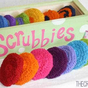 Crocheted Scrubby,  Kitchen Scrubby, Body Scrubber, Exfoliator, Nylon Netting Scrubby