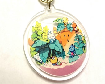 Animal Crossing Terrarium Acrylic Charm