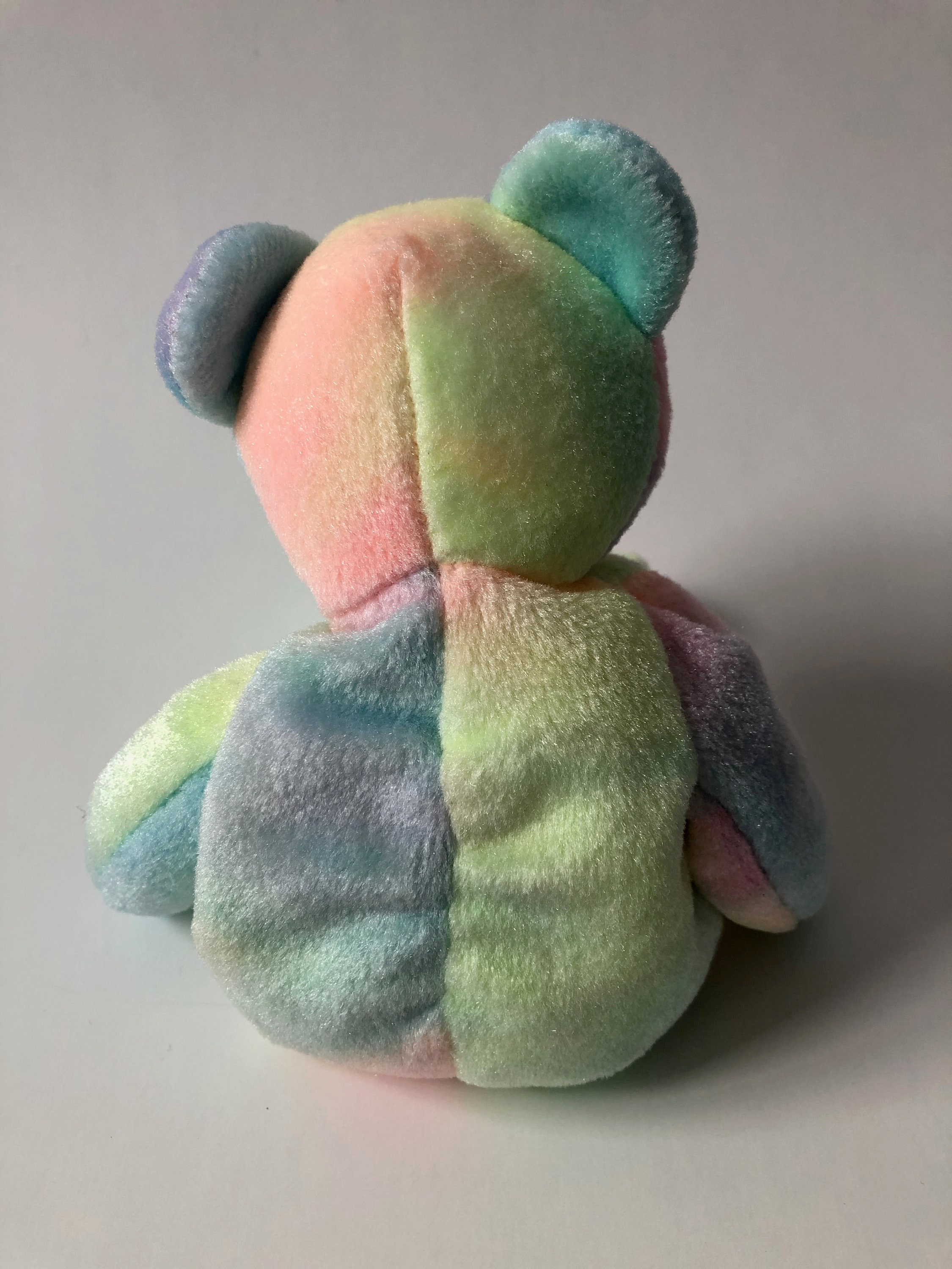 Ty Beanie Baby Rainbow Bear 1999 Etsy España