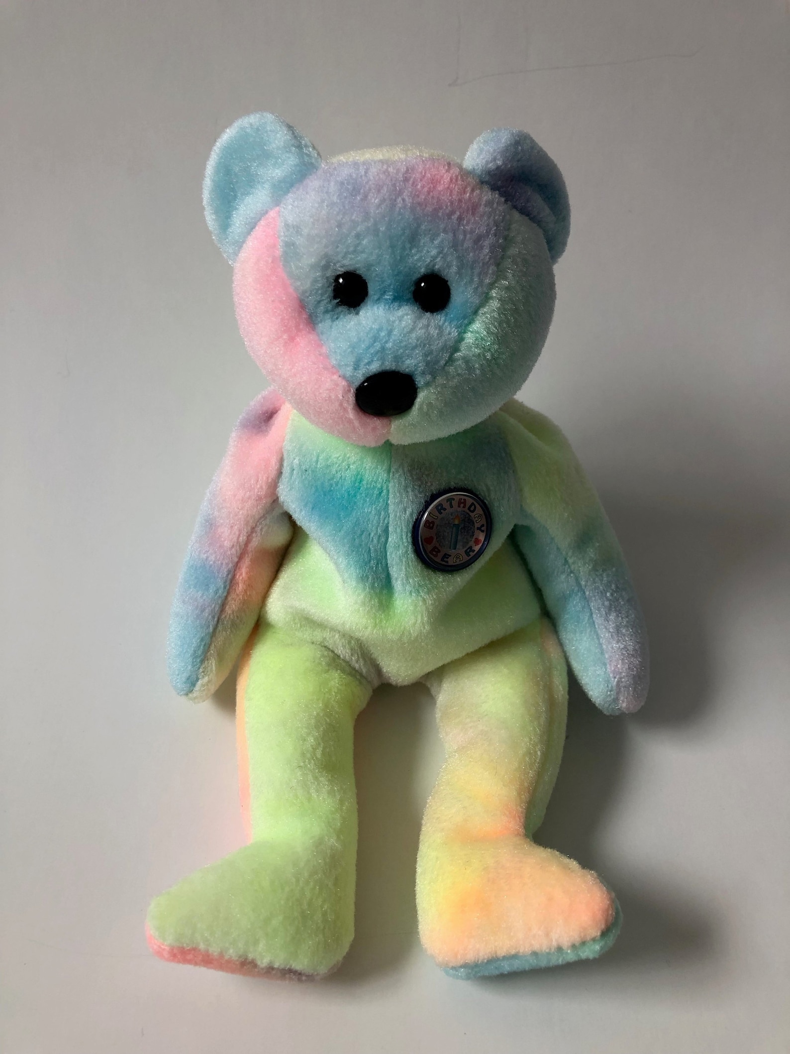 Ty Beanie Baby Rainbow Bear 1999 Etsy España