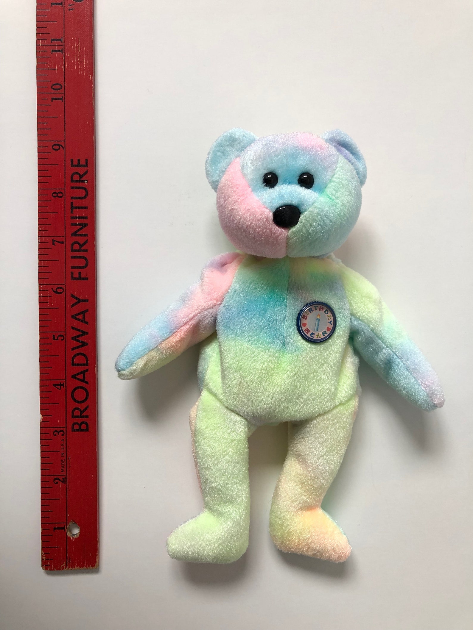 Ty Beanie Baby Rainbow Bear 1999 - Etsy España