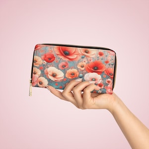 Cartera con cremallera
