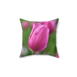 Spun Polyester Square Pillow