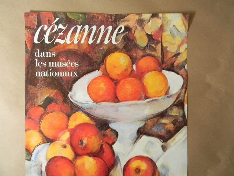 1974 Paul Cezanne-Orangerie Des Touileries-Original Vintage Exhibition Poster