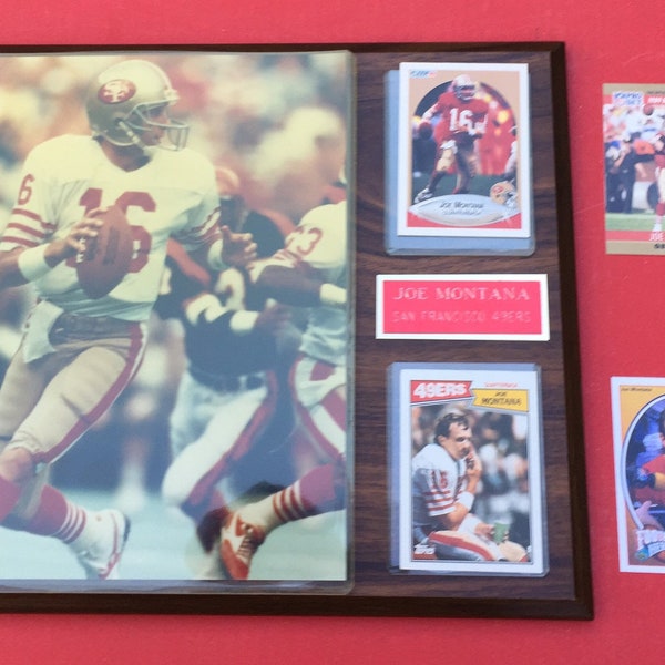 Joe Montana Football Cards (10) Assorted Bundle - San Francisco 49ers
