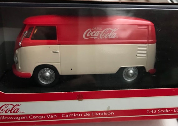1/43 Scale 1962 VW Transporter Panel Bus in Original Coca Cola