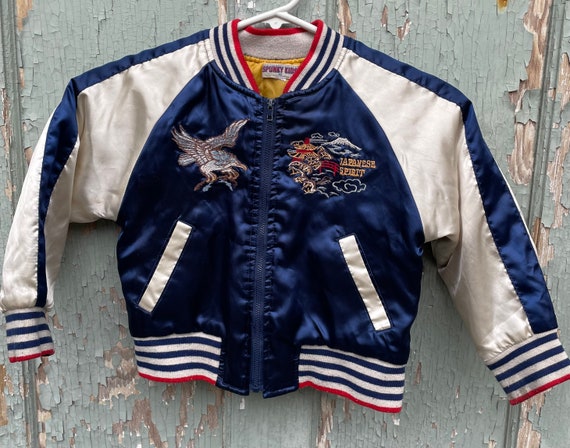 Women's Satin Sukajan Bomber Jacket – Double-Sided Embroidered Japanese Floral Harajuku Coat, Autumn Silk Baseball Jacket for Girls