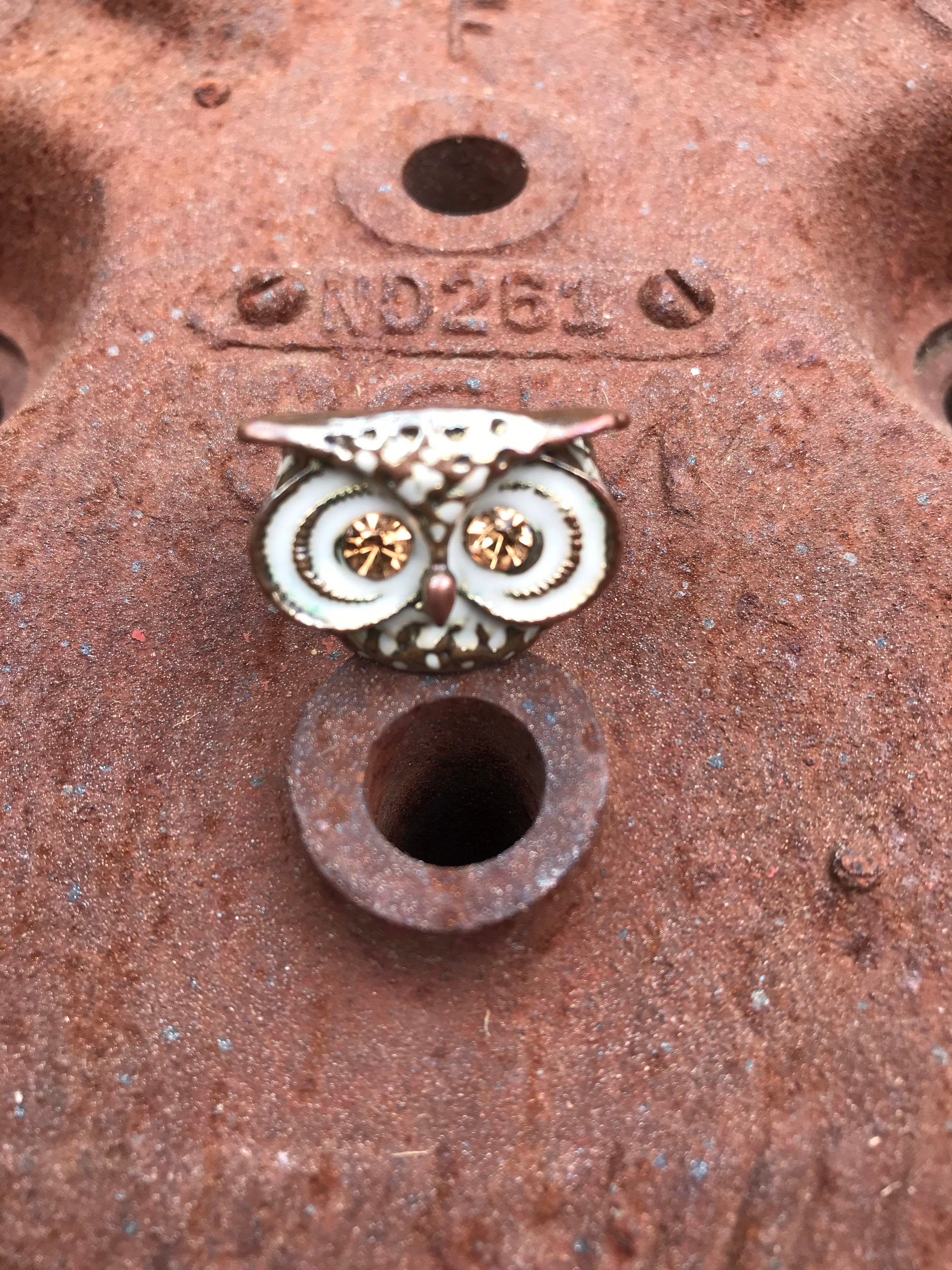 Nice Detailed Owl Ring. Size 5.1/4