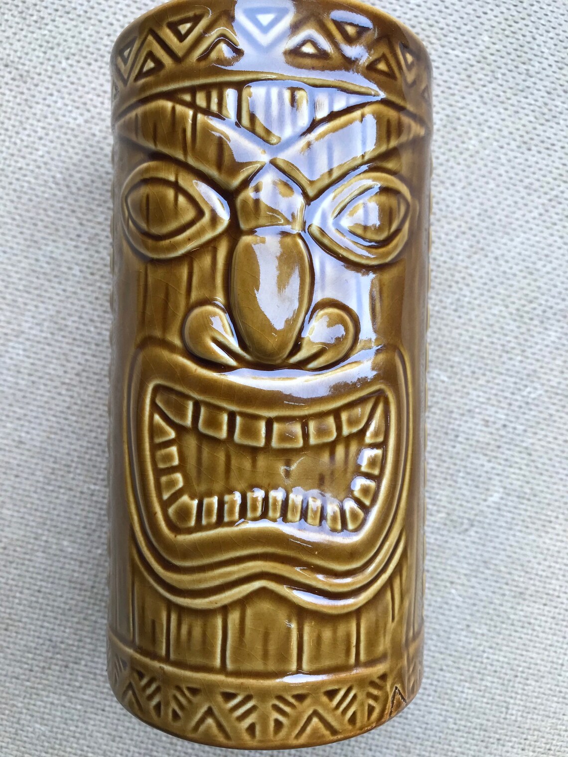 Tropical Tiki Mug for Display or Use Barware Etsy
