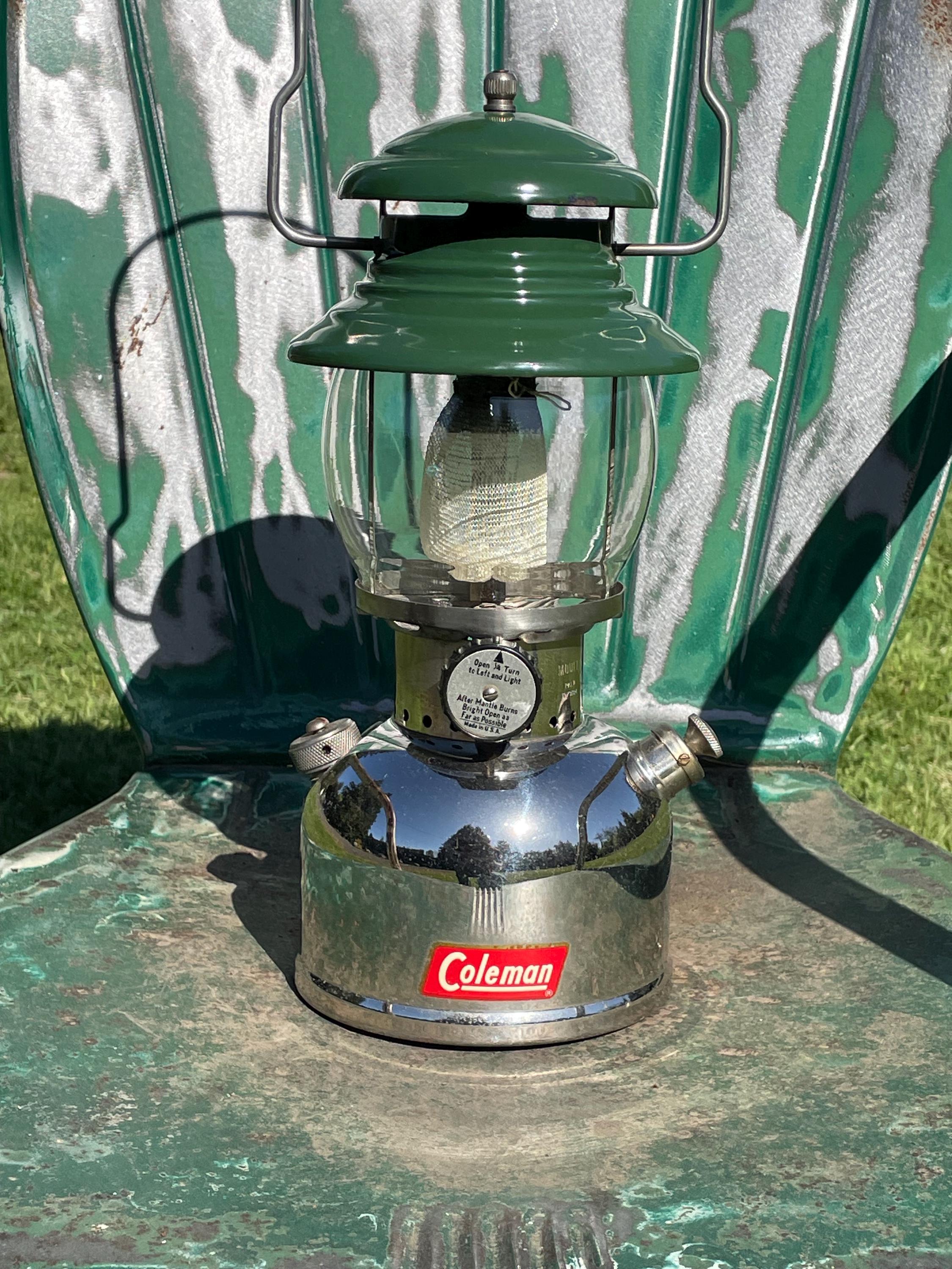 Rare Collectors Model 202 Colman Single Mantel Lantern All Original.