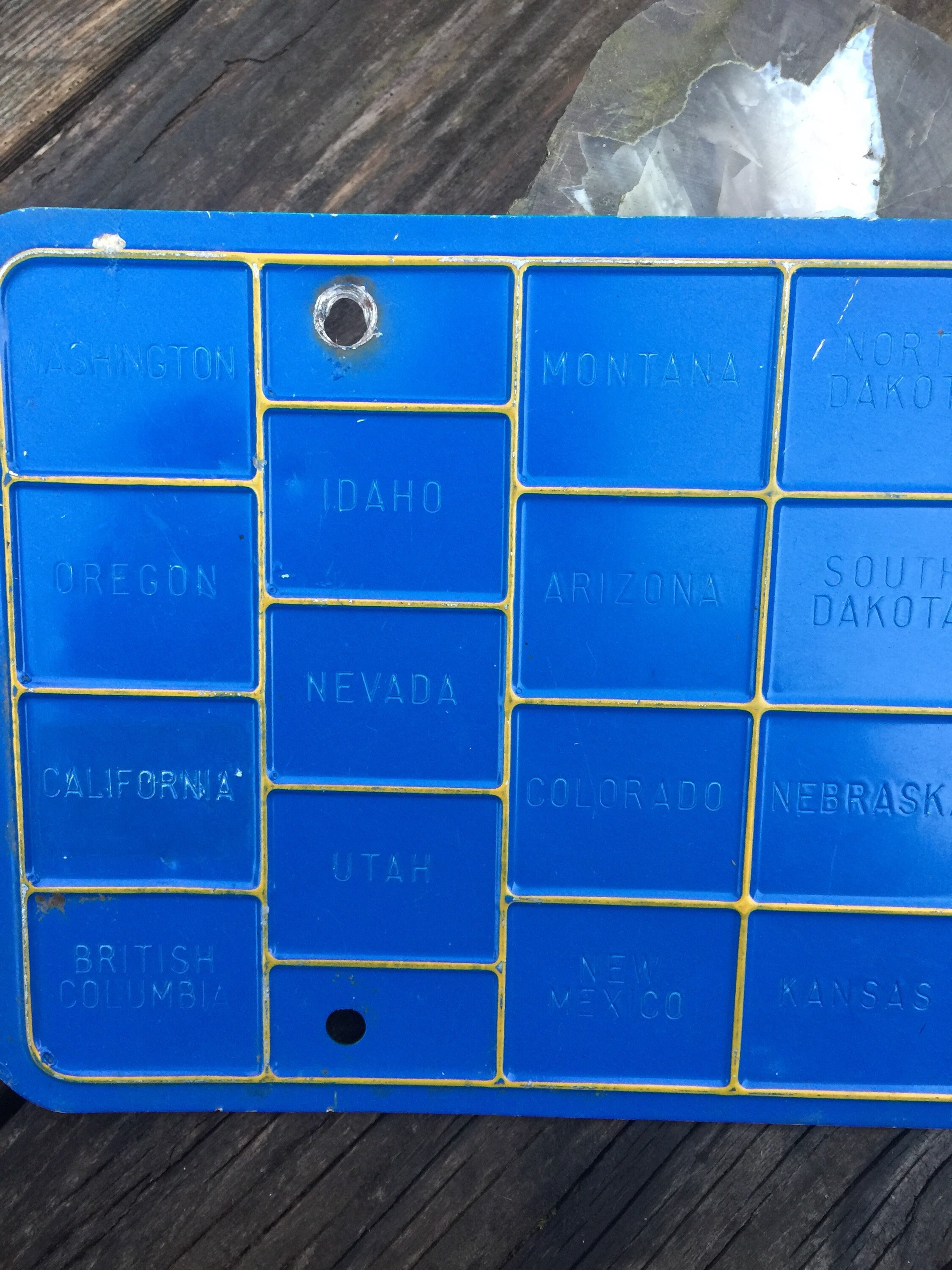 Rare Vintage 26 State Tags License Plate - Etsy