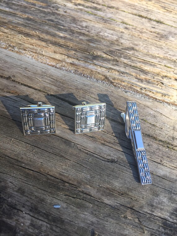Hickok Cuff Links and Tie Clip Set - Made in USA - image 5