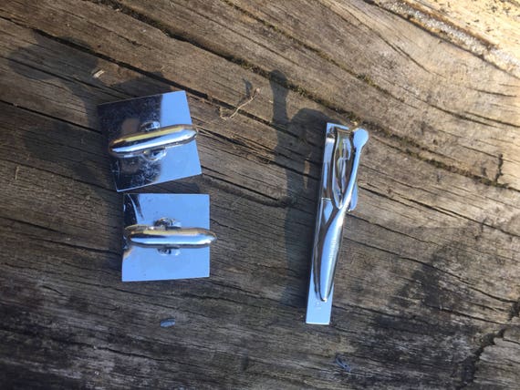 Hickok Cuff Links and Tie Clip Set - Made in USA - image 6