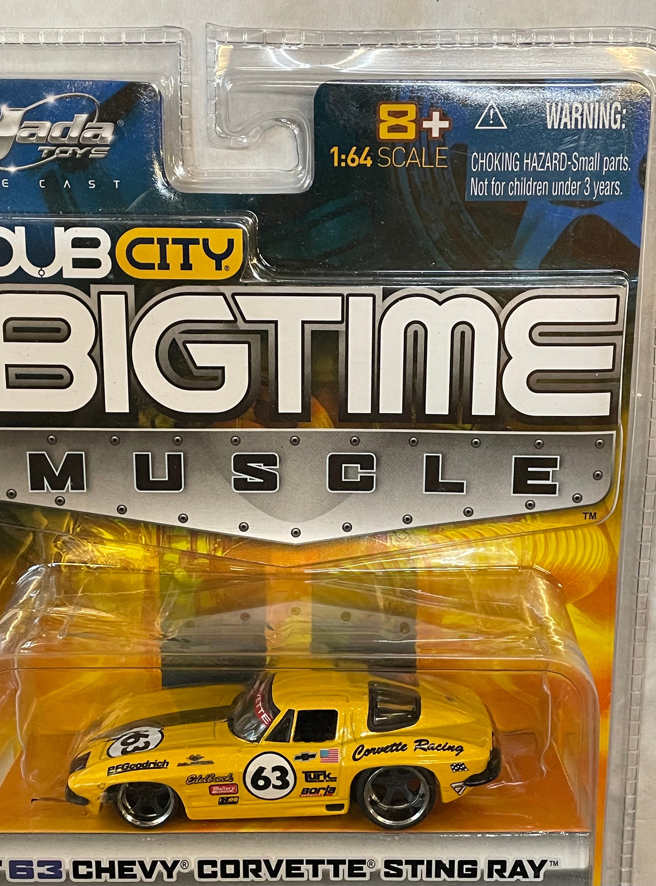 Amazon.com: Big Time Muscle 1:24 1963 Chevy Corvette