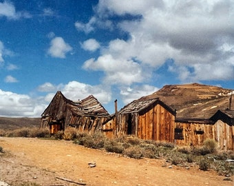 1988 Signed Original Photography of Wild West Ghost Town Bodie State Historic Park, California.