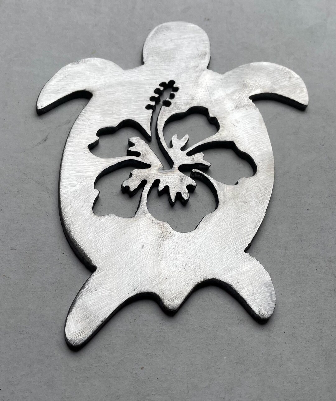 Metal Sea Turtle Display Piece. - Etsy