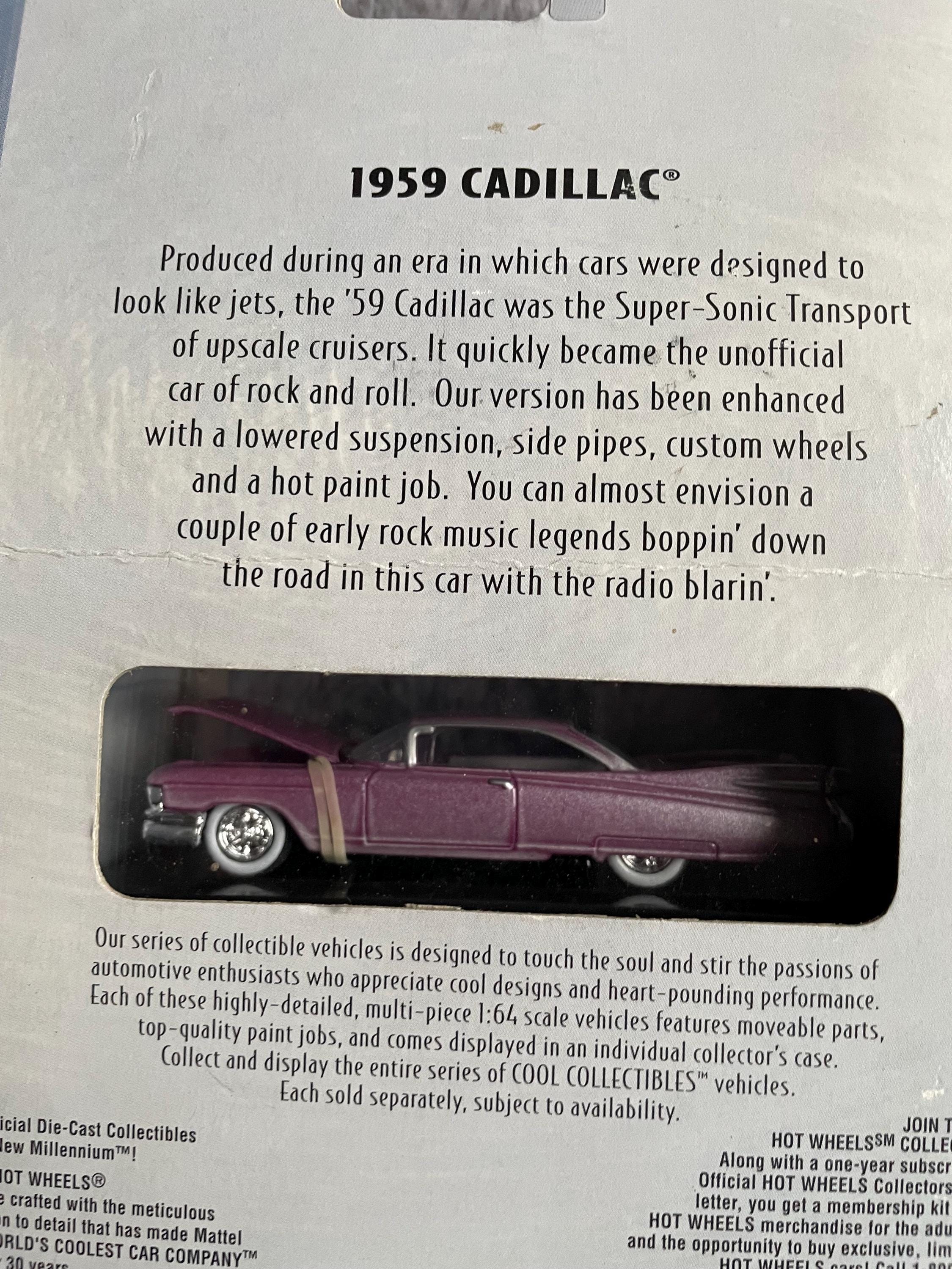 ミニカー 2002 100% hotwheels 53 59 cadillac 1959 Pink Cadillac 100% Hotwheels Limited Edition 2000