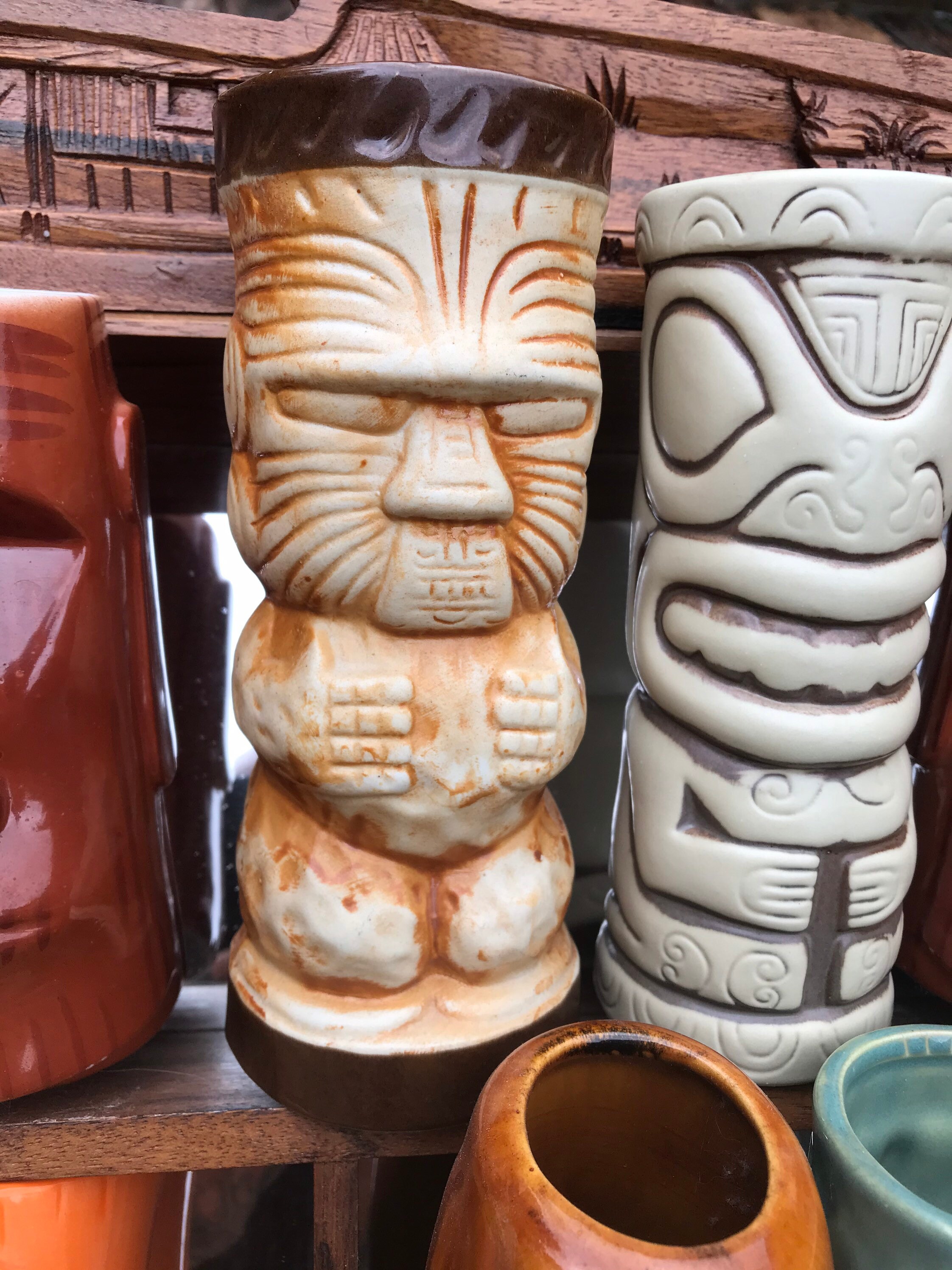Sale Pending to Bill Tropical Tiki Mug for Display or Use Etsy