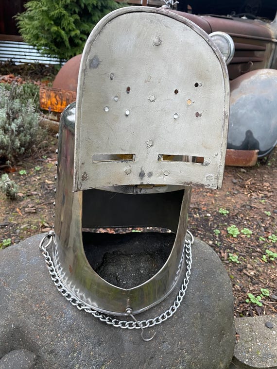 Medieval Templar Crusader Knight Armor Helmet. - image 8