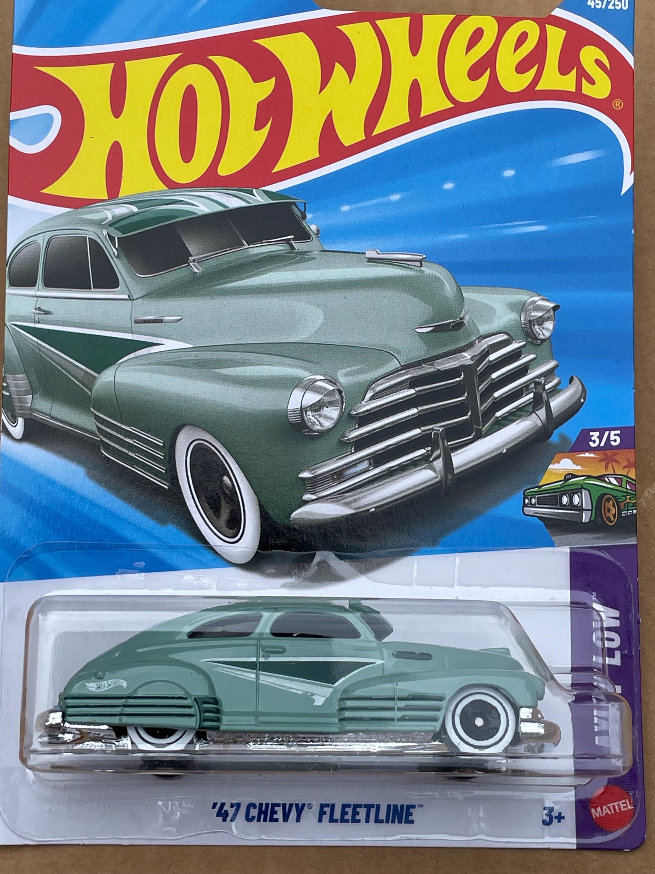 ホットウィール　CHEVROLET FLEETLINE LOW RIDER Vintage 1947 Chevrolet Fleetline Lowrider Bomb Hot Wheels Toy Car