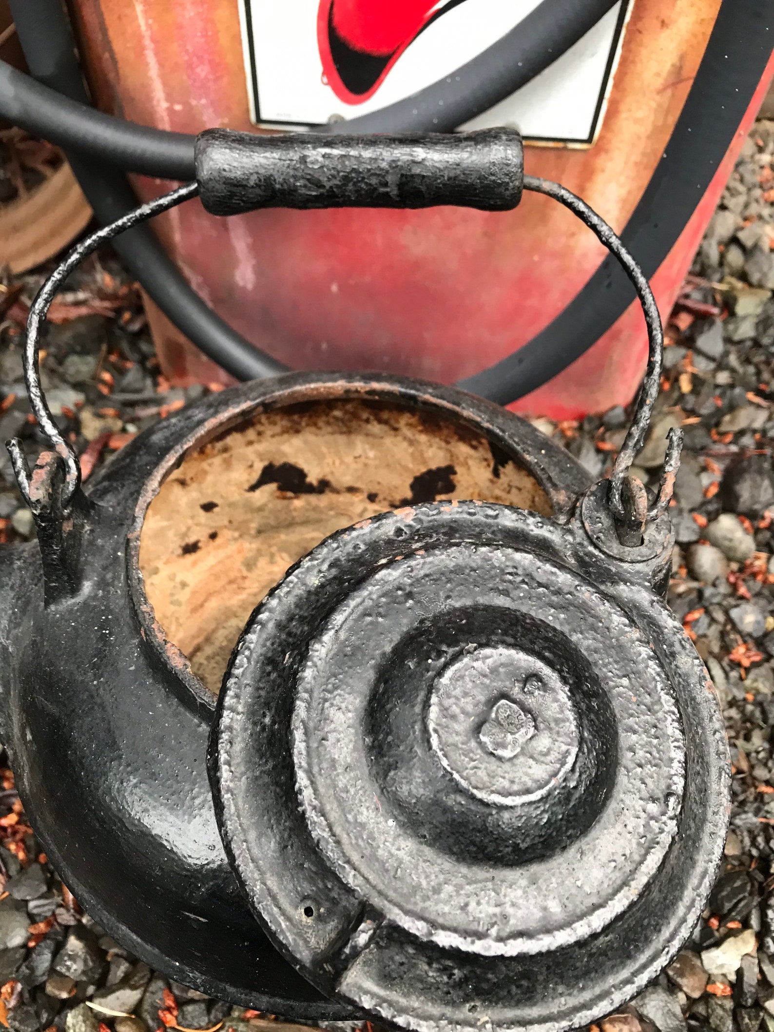 Antique Cast Iron Kettle Number 8 in Good Condition. Etsy