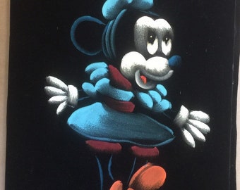 Black Velvet Minnie Mouse Painting