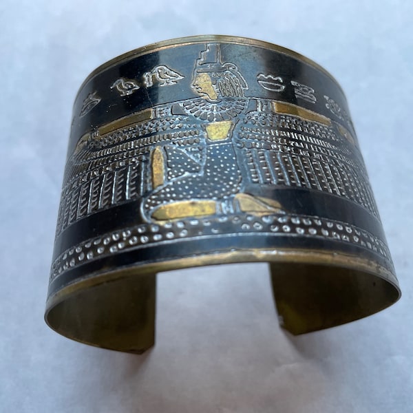 Unique Handmade Egyptian Bracelet Cuff Wristband.