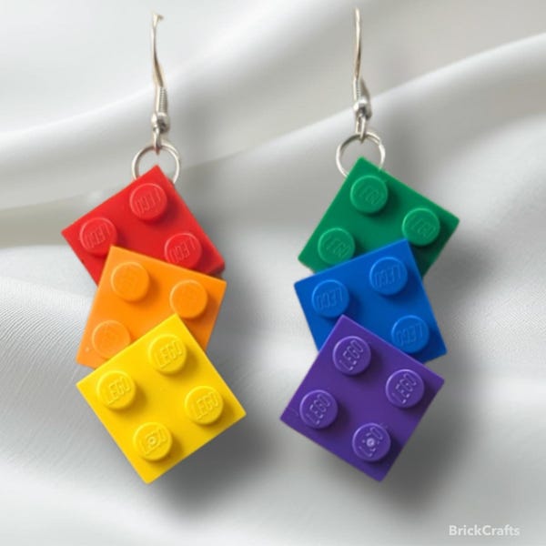Boucles d'oreilles tendance BrickCrafts triples ondulées