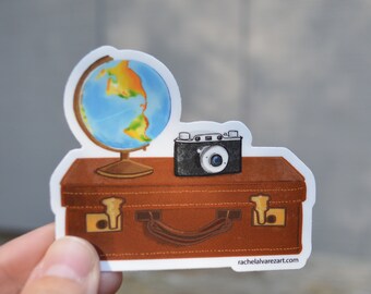 adventure sticker - wanderlust travel sticker - hipster sticker - outdoor sticker - water bottle sticker - cool laptop sticker