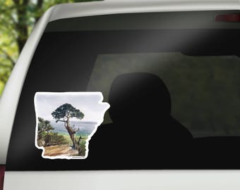 Arkansas Vinyl Sticker - Arkansaw State Decal - Arkansas Car Decal - Home State Decal - Cool Laptop Sticker - MacBook Sticker - AR decal
