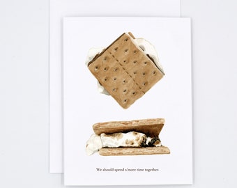 We should spend smore time together note card