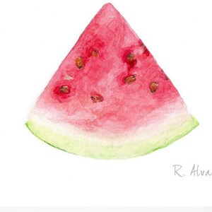 watermelon art print image 5