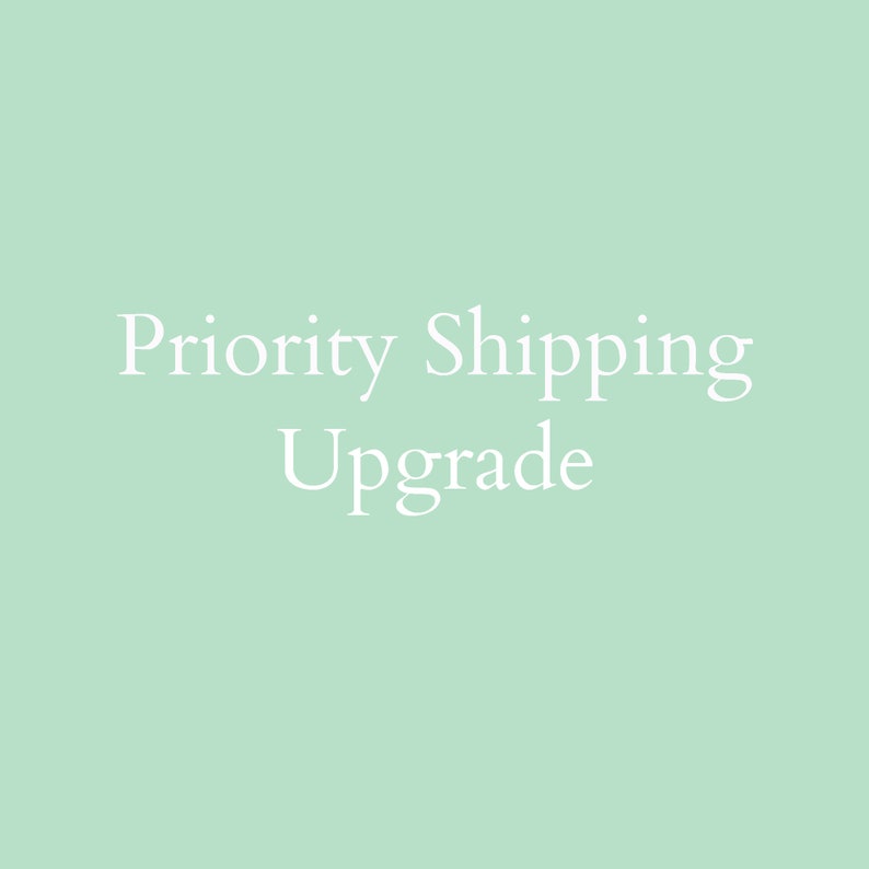 Priority Shipping Upgrade image 1