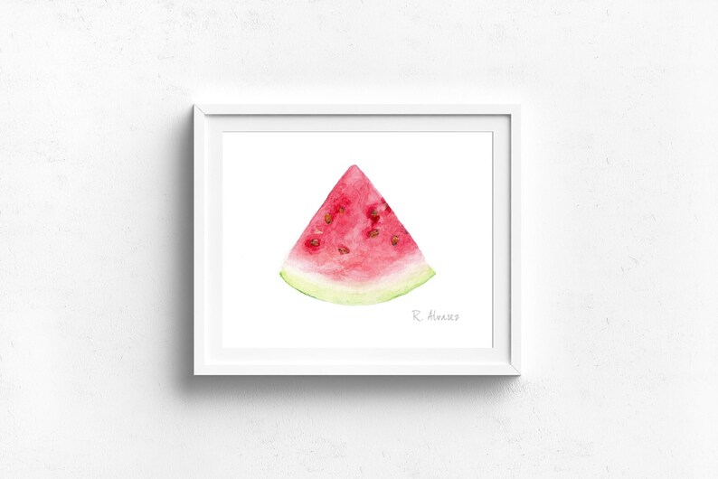 watermelon art print image 3