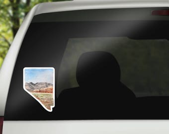 Nevada Vinyl Sticker - Nevada State Decal - Nevada Car Decal - Home State Decal - Cool Laptop Sticker - MacBook Sticker - NV decal - NV love