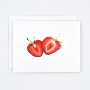 Blank Notecards / Fruit Notecards / Blank Note Card Set / Fruit Illustration / Watercolor Notecard Set/ Watercolor Fruit / Food Illustration image 2