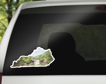 Kentucky Vinyl Sticker - Kentucky State Decal - Kentucky Car Decal - Home State Decal - Cool Laptop Sticker - MacBook Sticker - KY decal