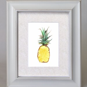 Pineapple art print Tropical Fruit Decor Kitchen Wall Art Pineapple Illustration Dining Room Art Food Illustration image 5