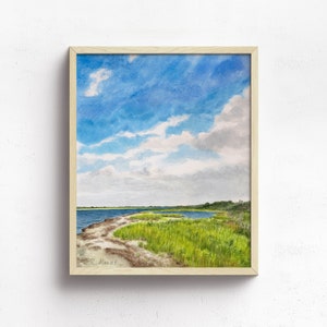 Assateague Island Maryland art print Maryland landscape coastal landscape beachy art print Maryland home decor image 1