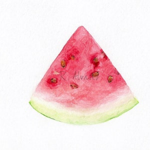 watermelon art print image 2