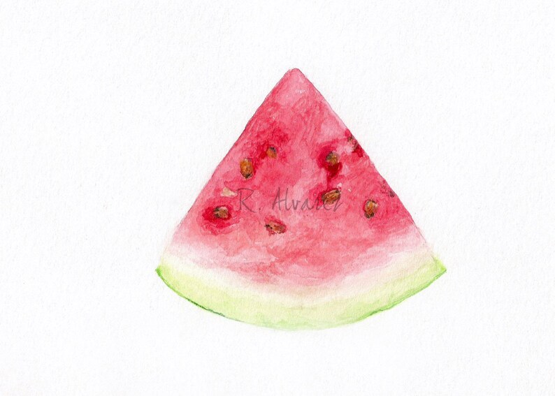watermelon art print image 2