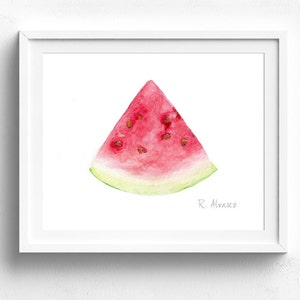 watermelon art print image 1